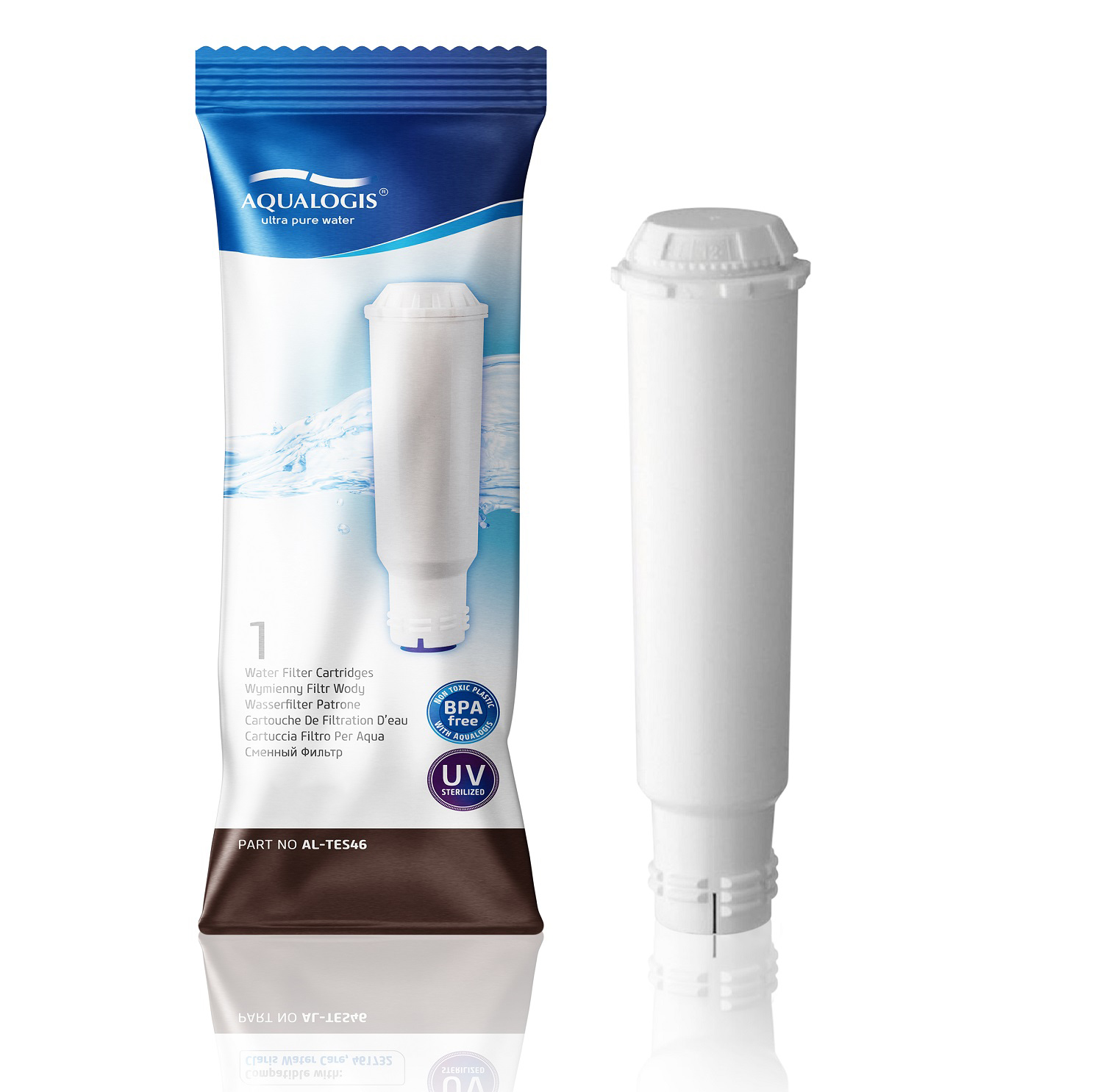 MELITTA Coffee Machine Kit - Aqualogis filter AL-TES46 + MELITTA Perfect Clean Liquid 250ml - Image 2