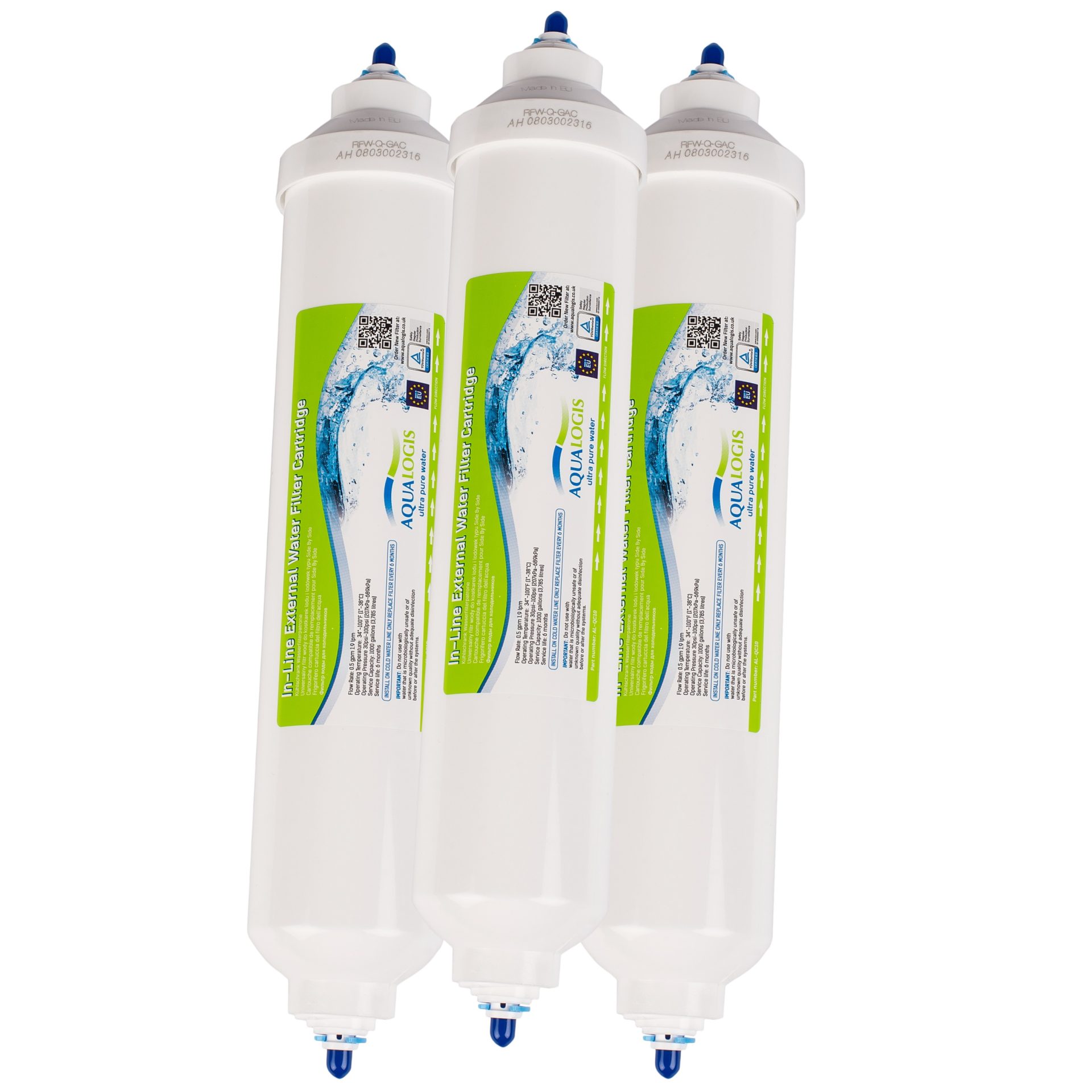 Universal AL-QC10 compatible with Samsung HAFEX/EXP DA29-10105J LG ADQ736939 Hisense External Cartridge 3pk