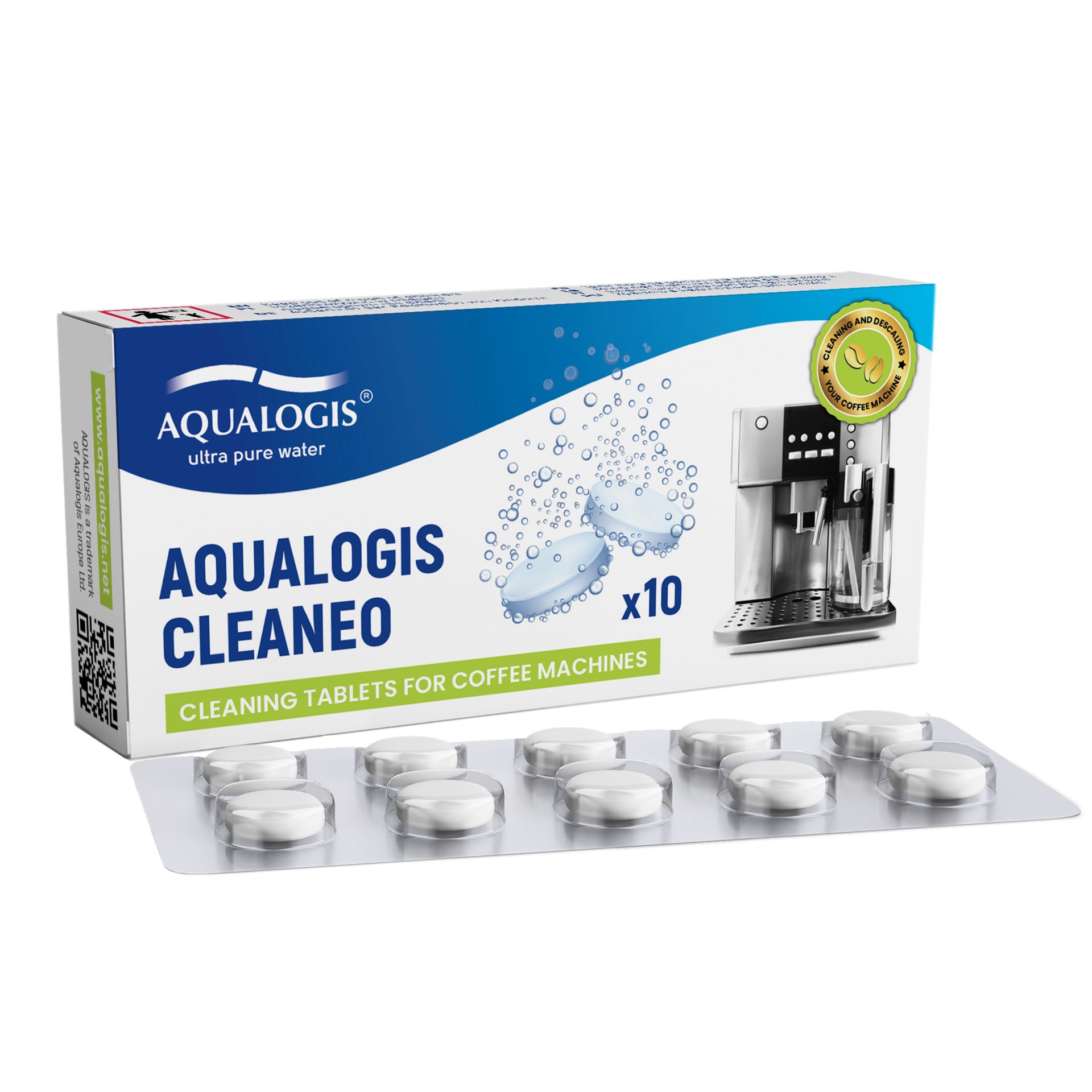 Bosch Coffee Machine Set - Aqualogis AL-Inte filter 2 pcs. + Bosch descaler 311968 500ml + Aqualogis Cleaneo degreasing tablets 10 pcs. - Image 4